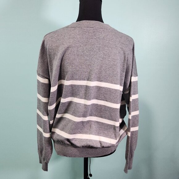 Hello Kitty Aeropostle Striped Oversized Crew Sweater Large. Lot E - Picture 2 of 8